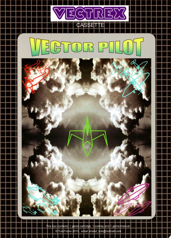 Vector Pilot box art for Vectrex